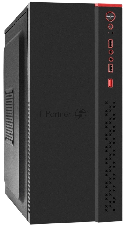 Корпус Miditower ExeGate AA-443U-UNS350 (ATX, БП UNS350 с вент. 12см, 2*USB+1*USB3.0+HD Audio, черный)