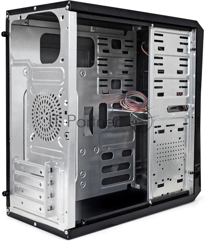 Корпус Minitower ExeGate BA-202-UNS450 (mATX, БП UNS450 с вент. 12см, 2*USB, аудио, черный)