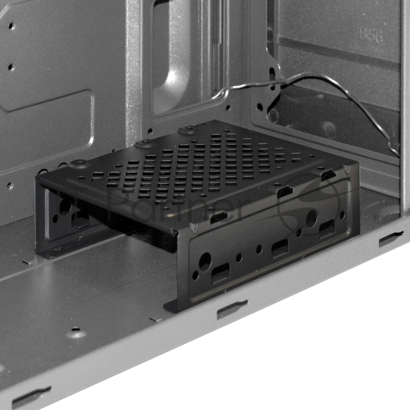 Корпус Miditower ExeGate XP-332-UNS450 (ATX, БП UNS450 с вент. 12см, 2*USB, аудио, черный)