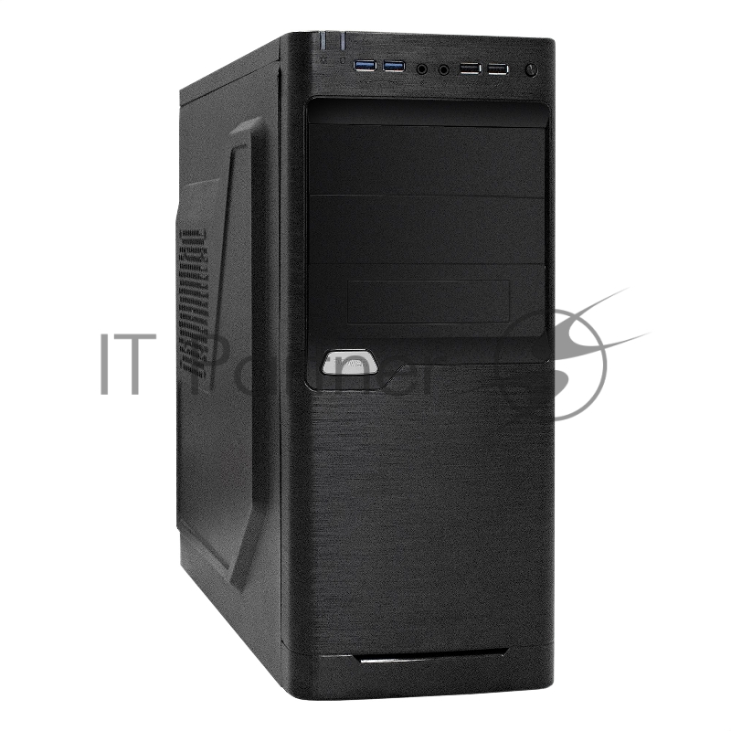 Корпус Miditower ExeGate XP-330U-UNS400 (ATX, БП UNS400 с вент. 12см, 2*USB+2*USB3.0, аудио, черный)