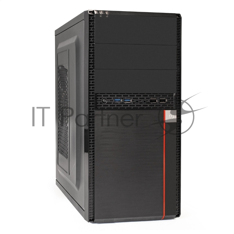 Корпус Minitower ExeGate BA-204U-UNS400 (mATX, БП UNS400 с вент. 12см, 2*USB+2*USB3.0, аудио, черный)