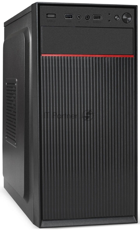 Корпус Minitower ExeGate BAA-113-UNS400 (mATX, БП UNS400 с вент. 12см, 2*USB, аудио, черный)