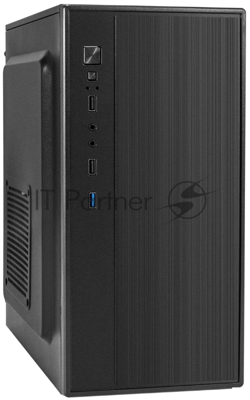 Корпус Minitower ExeGate BAA-408U-UNS350 (mATX, БП UNS350 с вент. 12см, 2*USB+1*USB3.0, HD Audio, черный)