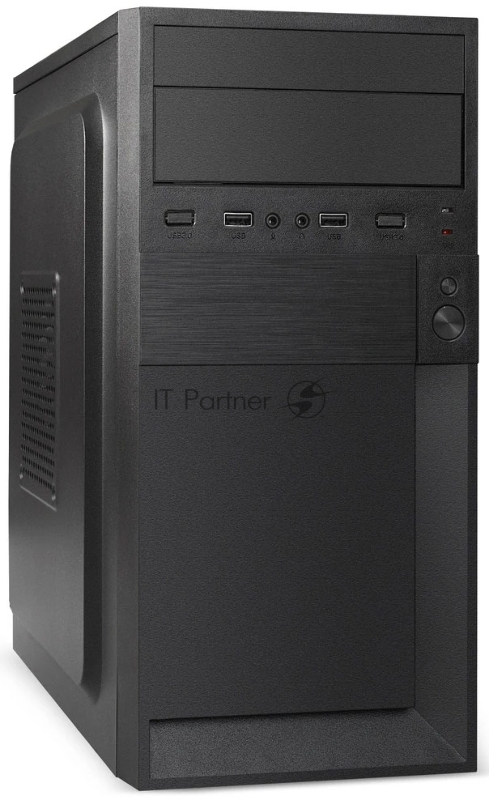 Корпус Minitower ExeGate BAA-105-01-UNS350 (mATX, БП UNS350 с вент. 12см, 2*USB, аудио, черный)