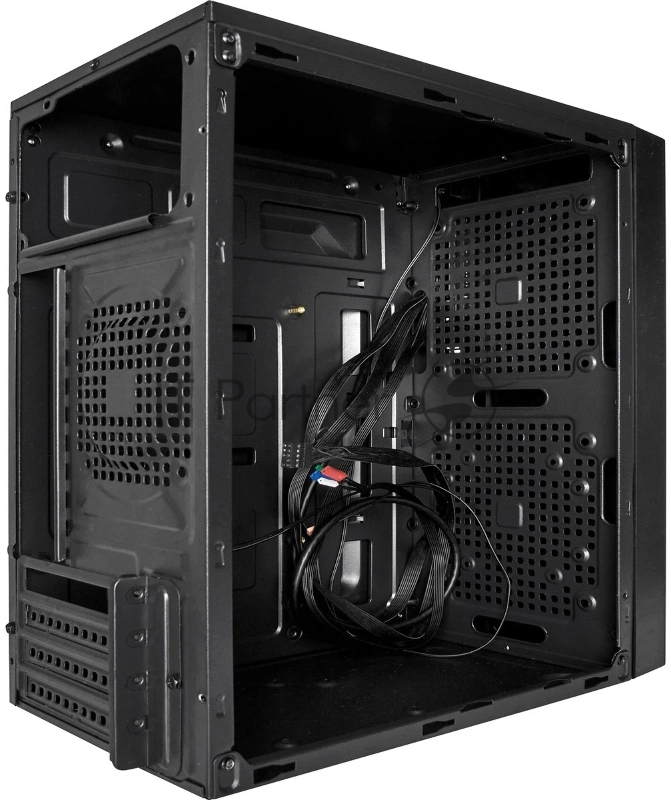 Корпус Minitower ExeGate BAA-104U-UNS450 (mATX, БП UNS450 с вент. 12см, 2*USB+1*USB3.0, аудио, черный)