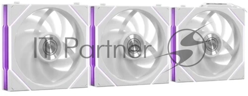 Вентилятор для корпуса Lian-Li Uni Fan TL Wireless 120 ARGB 120х120x28 белый 7-pin 33дБ (упак.:3шт) (G99.12TL1W3W.R0) Ret