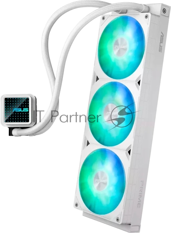 Жидкостная система охлаждения ASUS PRIME LC 360 ARGB WHT /AIO COOLER,3IN1 FAN,REPL LEN