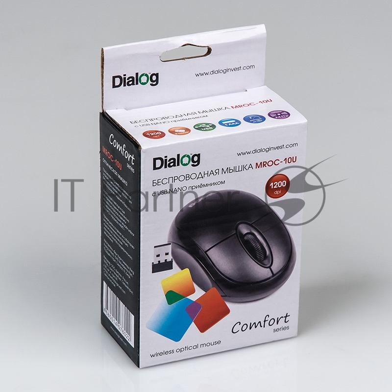 Мышь беспроводная Dialog MROC-10U
