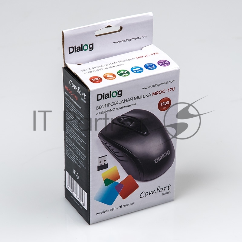 Мышь беспроводная Dialog MROC-17U