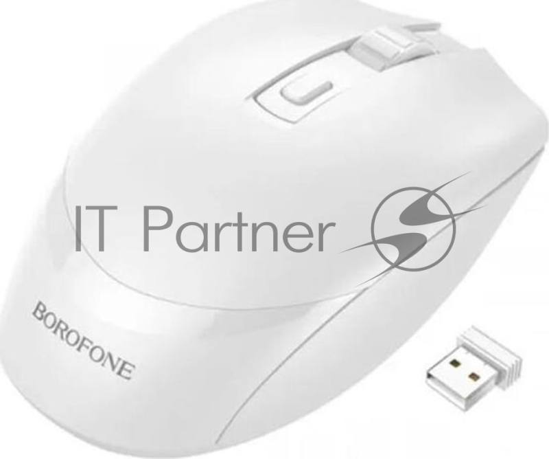 Мышь беспроводная BOROFONE (6974443389999) BG7 White