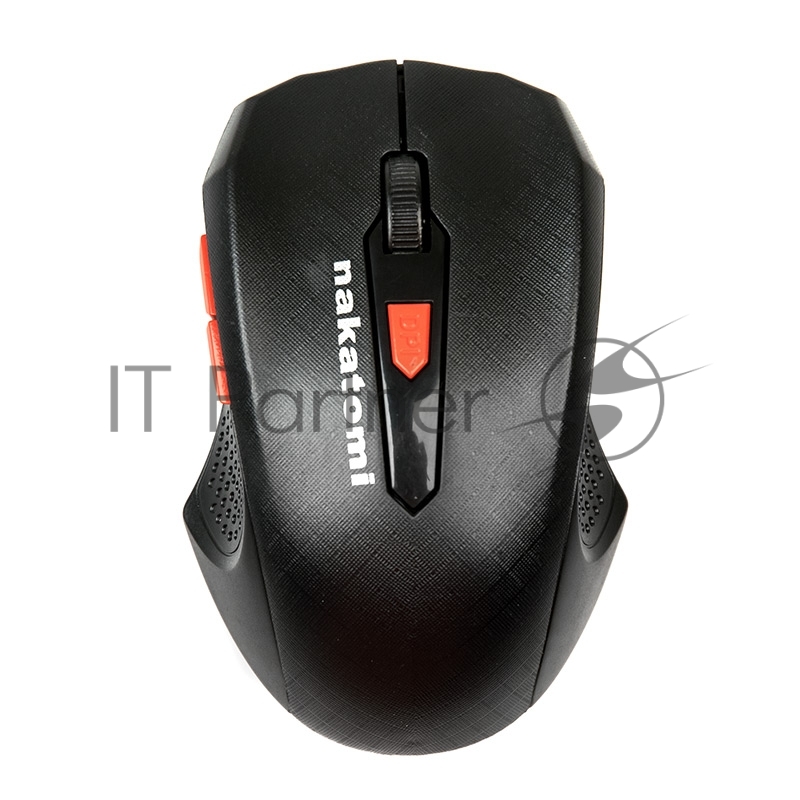 Мышь беспроводная NAKATOMI MRON-07U черный