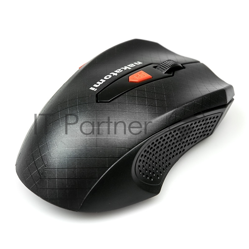Мышь беспроводная NAKATOMI MRON-07U черный