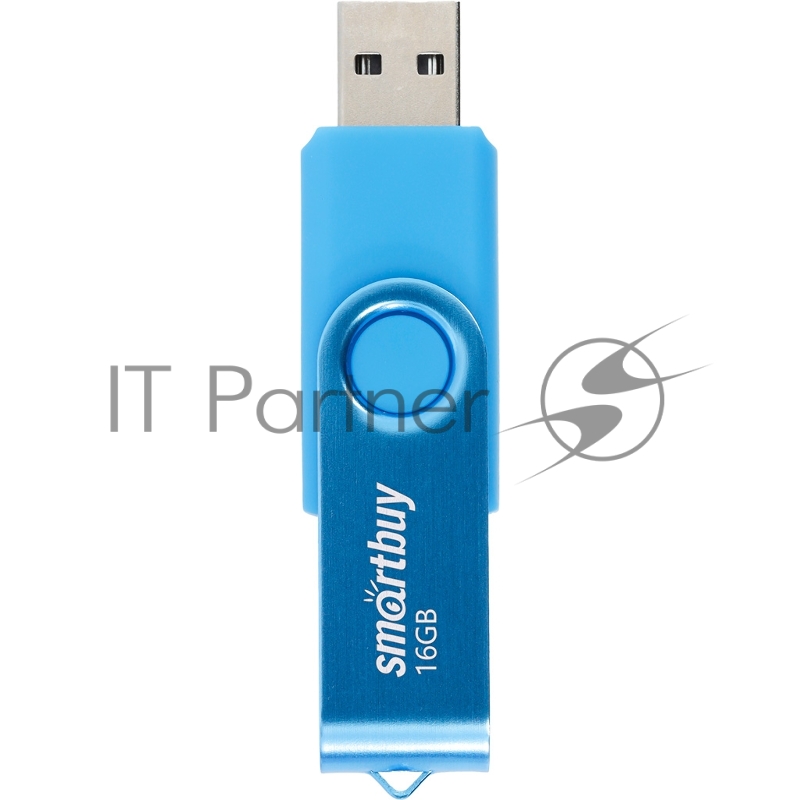 Флеш -накопитель Smartbuy (SB016GB2TWB) UFD 2.0 016GB Twist Blue синий