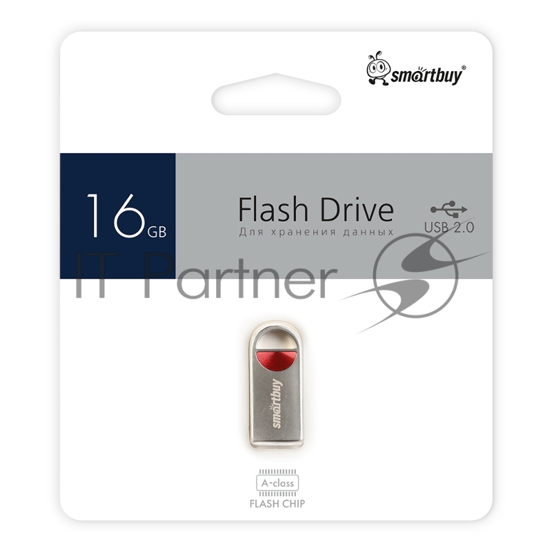 Флеш -накопитель Smartbuy (SB016GBMC8) UFD 2.0 016GB MC8 Metal Red
