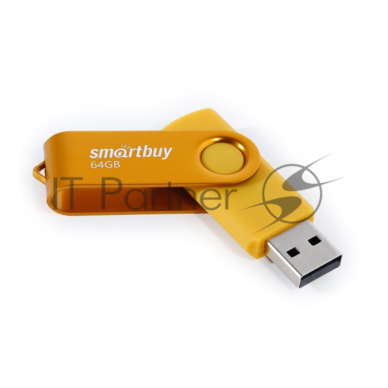 Флеш -накопитель Smartbuy (SB064GB2TWY) UFD 2.0 064GB Twist Yellow желтый