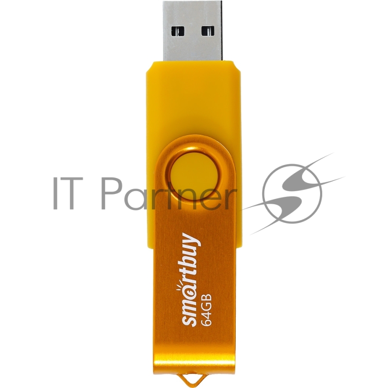 Флеш -накопитель Smartbuy (SB064GB2TWY) UFD 2.0 064GB Twist Yellow желтый