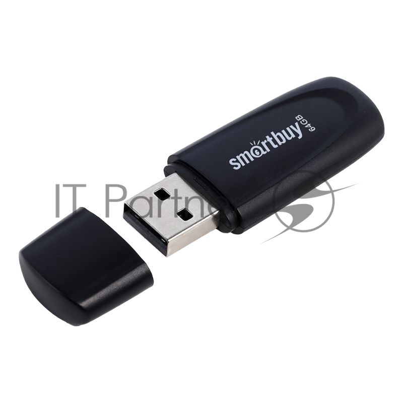 Флеш -накопитель Smartbuy (SB064GB2SCK) UFD 2.0 064GB Scout Black черный
