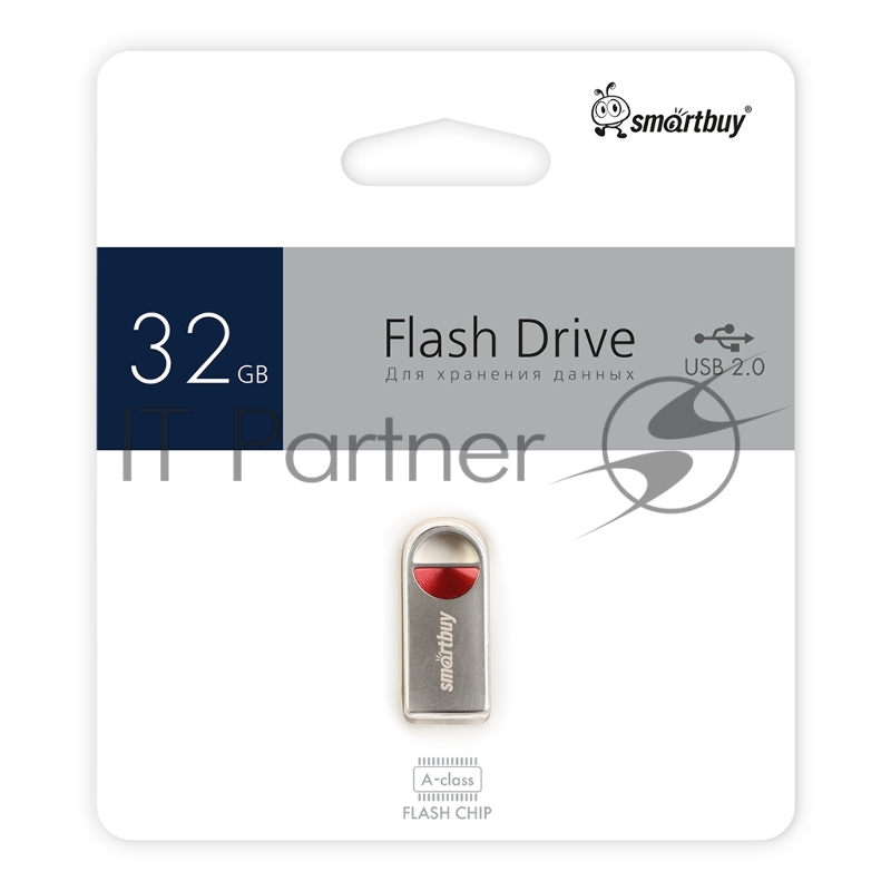 Флеш -накопитель Smartbuy (SB032GBMC8) UFD 2.0 032GB MC8 Metal Red
