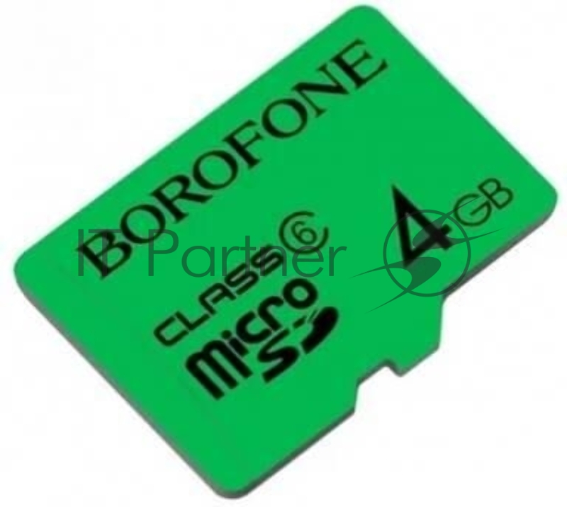 Флеш карта BOROFONE (6931474701206) 4GB Micro-SD Class 6 Red