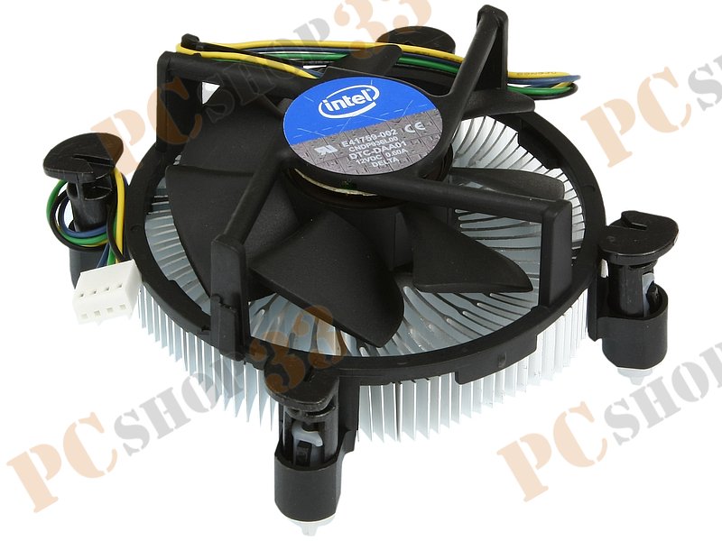 Кулер для процессора Socket115x Intel (алюминиевый сердечник)
