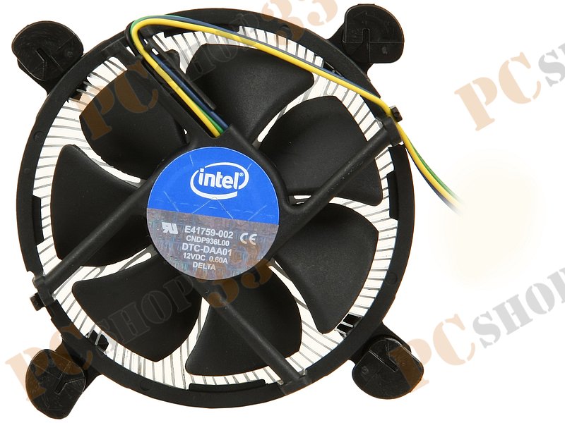 Кулер для процессора Socket115x Intel (алюминиевый сердечник)