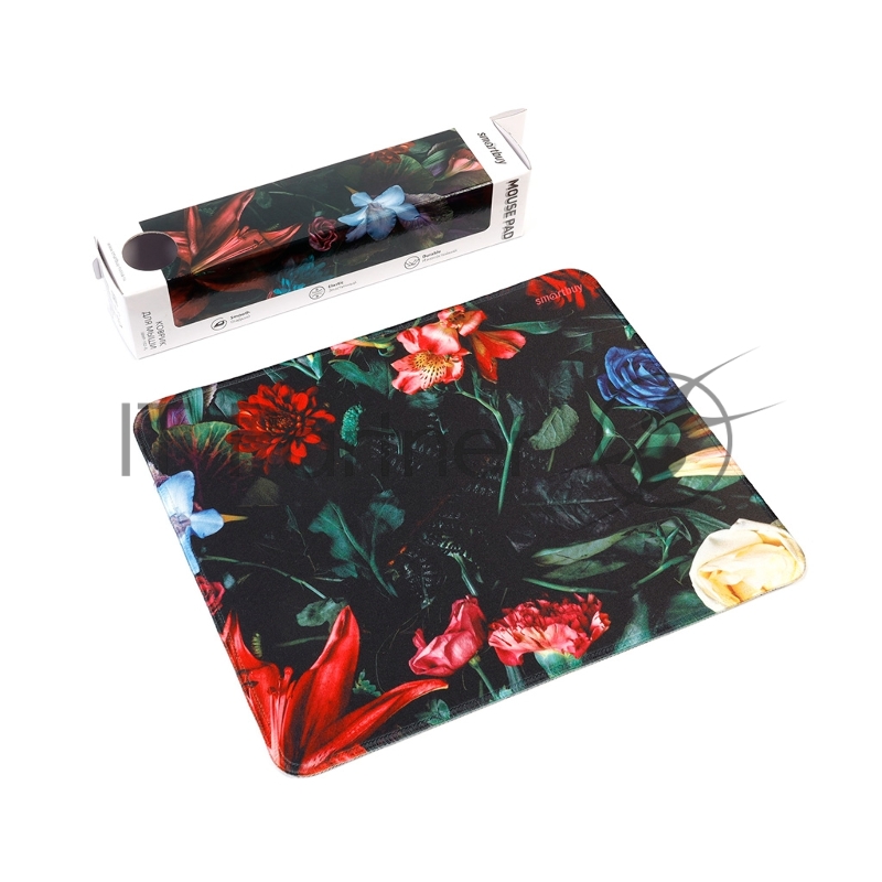 Коврик для мыши SMARTBUY (SBMP-102-FL) Flowers S-size