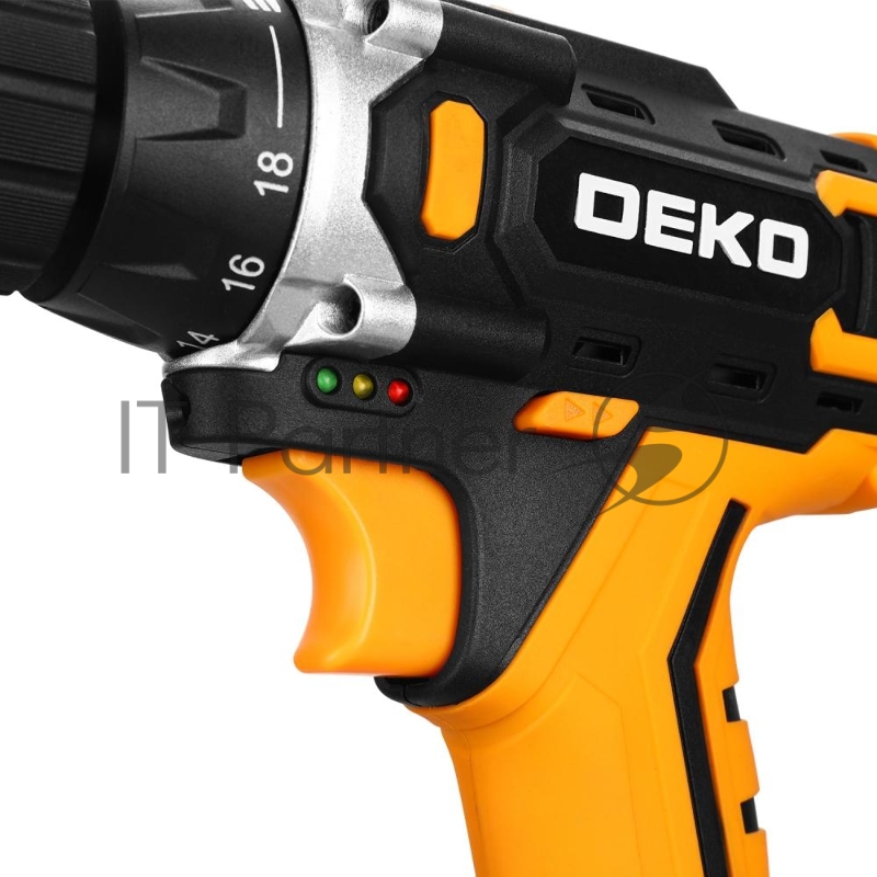 Аккумуляторная дрель-шуруповерт DEKO Banger 20V ONE +, 20В, 1x1.5Ач