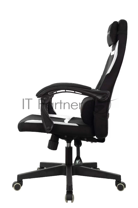 Кресло игровое Zombie Master BWH, черный с белыми вставками