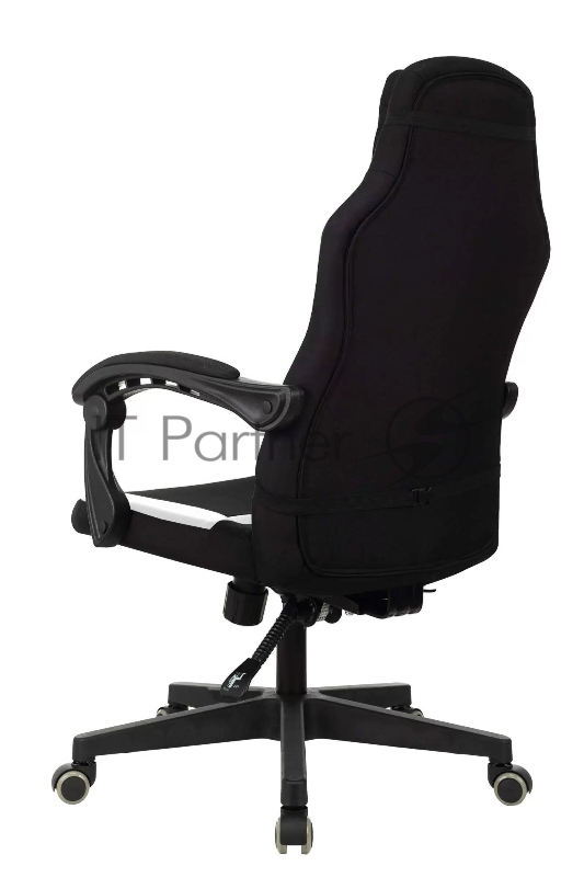 Кресло игровое Zombie Master BWH, черный с белыми вставками