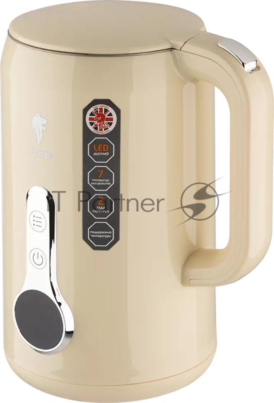 Чайник электрический LEONORD LE-1536 бежевый (107831)