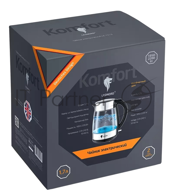 Чайник электрический LEONORD LE-1513 (107165)