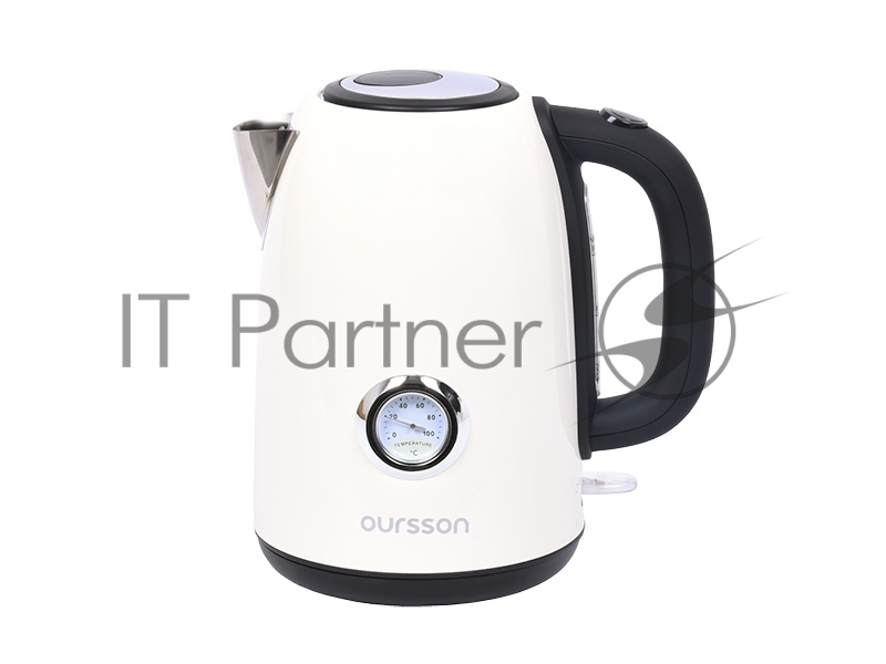 Чайник электрический Oursson KE1752M 1.7л. 2200Вт слоновая кость корпус: металл/пластик (KE1752M/IV)