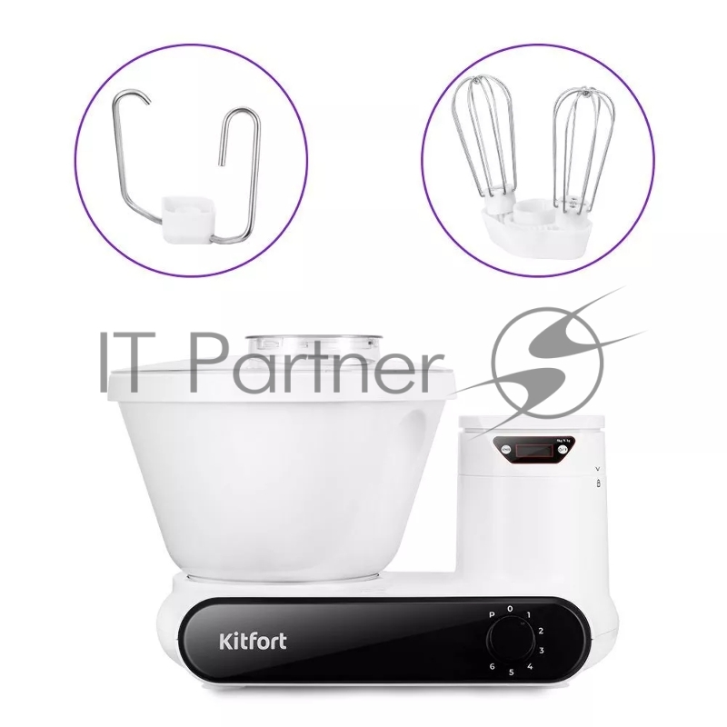 Тестомеситель KITFORT КТ-3478 белый
