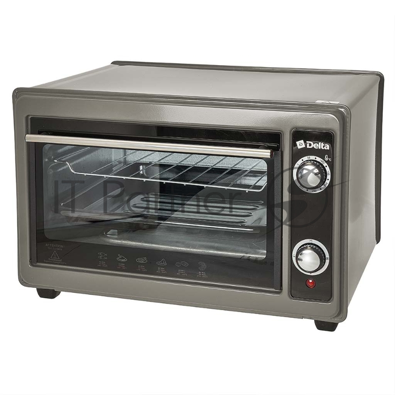 Мини-печь DELTA D-0122 СЕРАЯ
