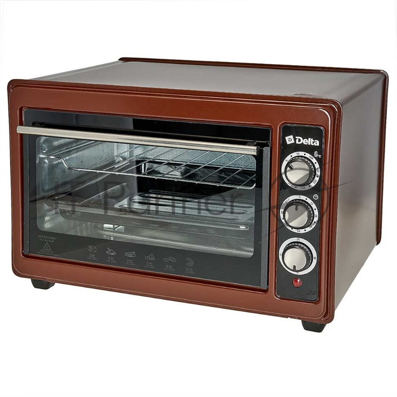 Мини-печь DELTA D-0123 КОРИЧНЕВАЯ