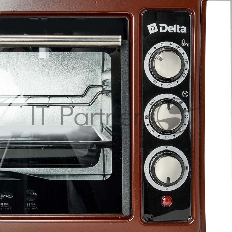 Мини-печь DELTA D-0123 КОРИЧНЕВАЯ