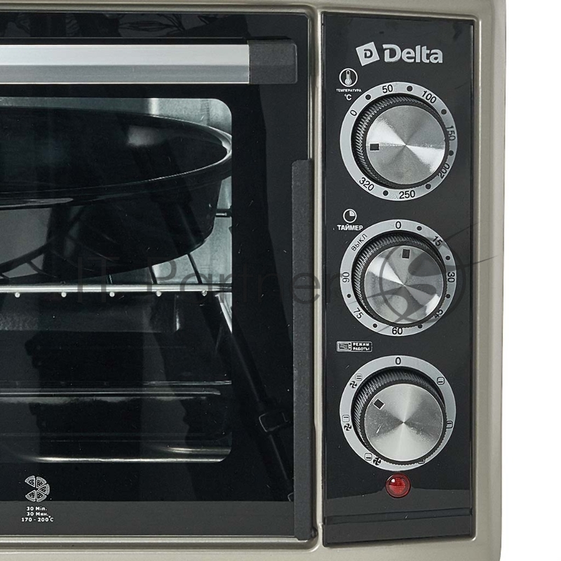 Мини-печь DELTA D-533 серая