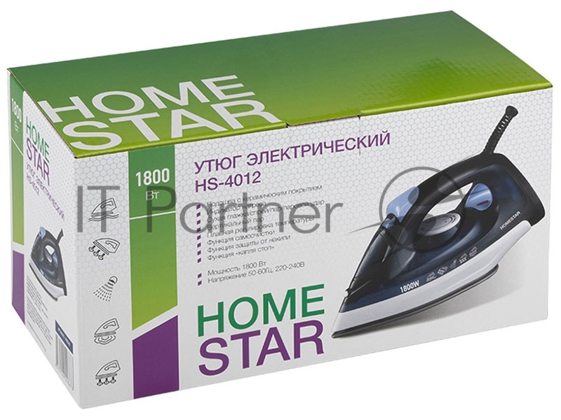 Утюг HOMESTAR HS-4012 синий