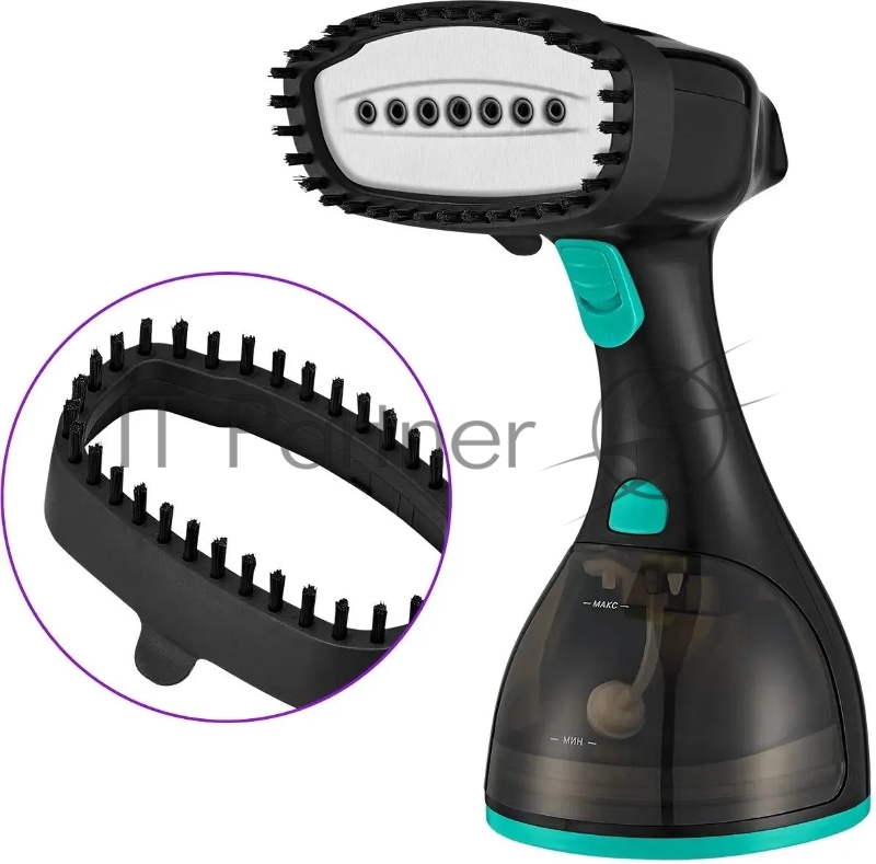 Ручной отпариватель KITFORT KT-9121-3 черно-бирюзовый