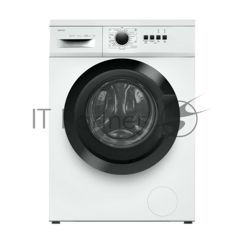 Стиральная машина CENTEK CT-1902 белый, загрузка фронтальная 6кг, 1000 об/мин, Класс A+