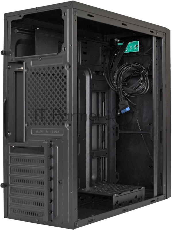 Корпус Miditower ExeGate XP-333U-UNS350 (ATX, БП UNS350 с вент. 12см, 1*USB+2*USB3.0, аудио, черный)