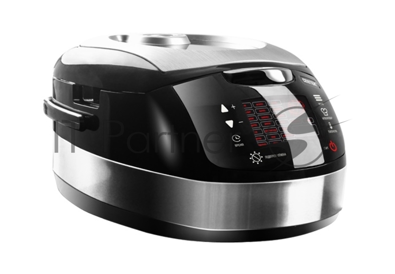 Мультиварка Centek CT-1472 Ceramic <чёрный/сталь> 860Вт, 5.0л, LED, 21 программа