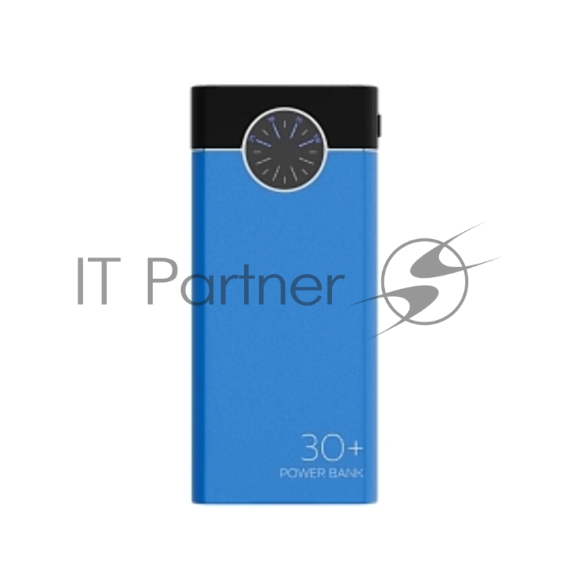 Мобильный аккумулятор More choice (4610196406775) PB40-30 30000mAh Blue