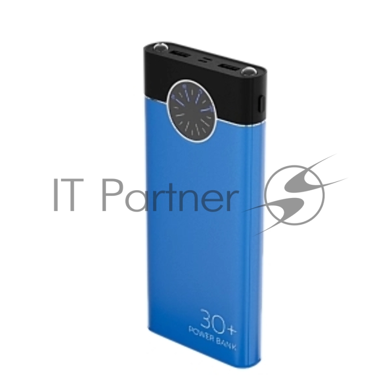 Мобильный аккумулятор More choice (4610196406775) PB40-30 30000mAh Blue