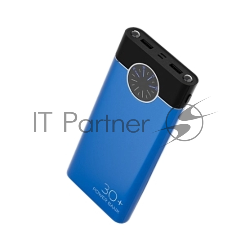 Мобильный аккумулятор More choice (4610196406775) PB40-30 30000mAh Blue