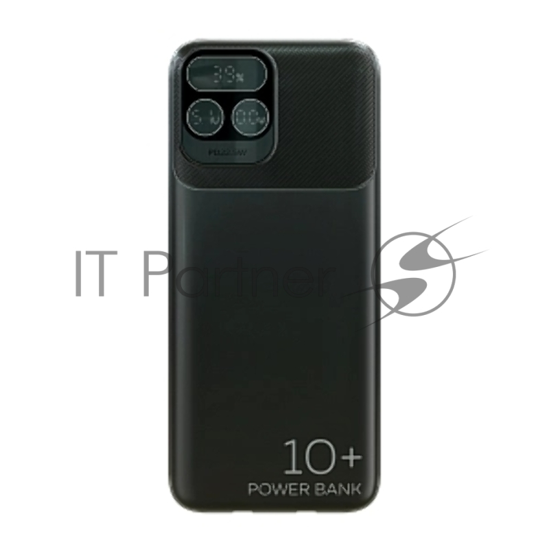 Мобильный аккумулятор More choice (4620202550590) PB55-10 с кабелем 1USB 3.0A 22.5W PD - 10000mAh черный