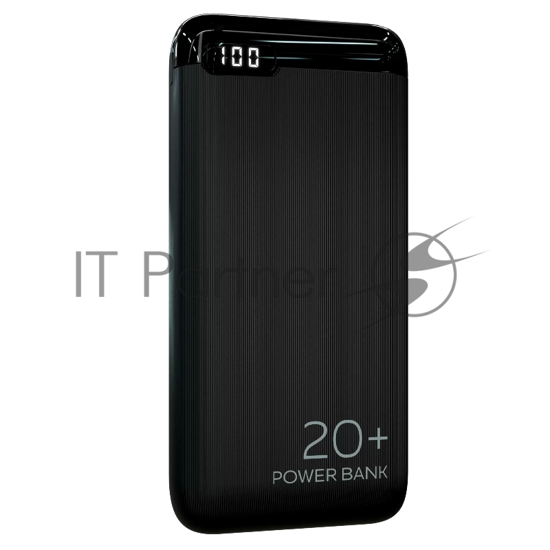 Мобильный аккумулятор More choice (4620202550521) PB19-20 2USB 2.1A - 20000mAh черный