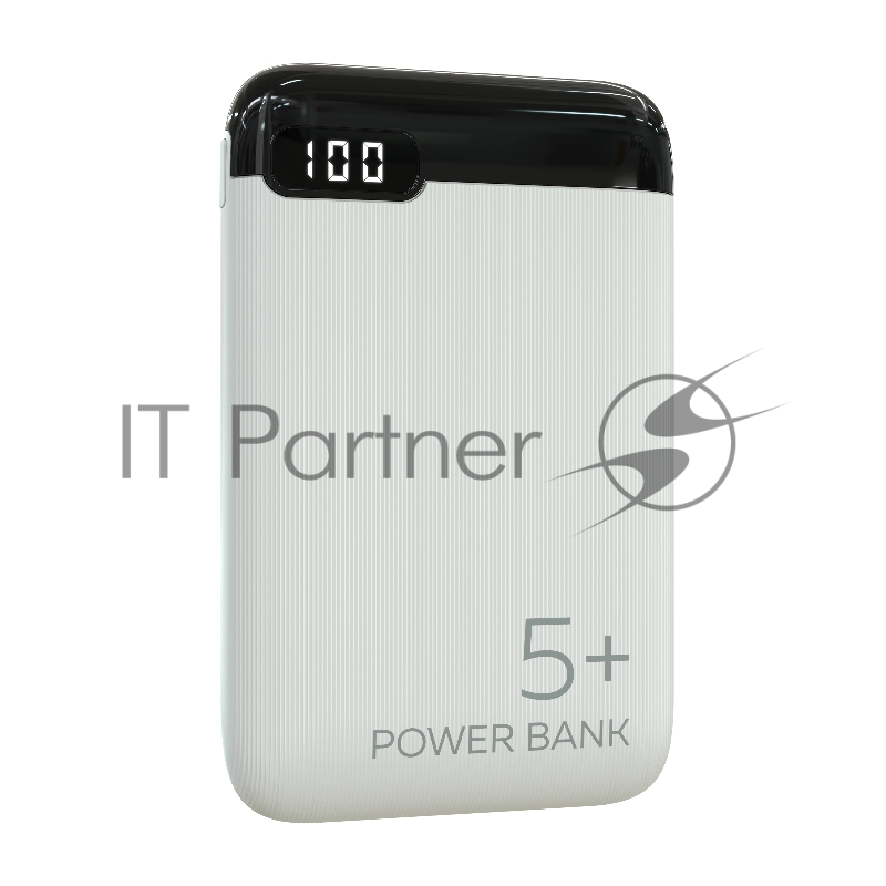 Мобильный аккумулятор More choice (4620202550507) PB19-05 2USB 2.1A - 5000mAh белый