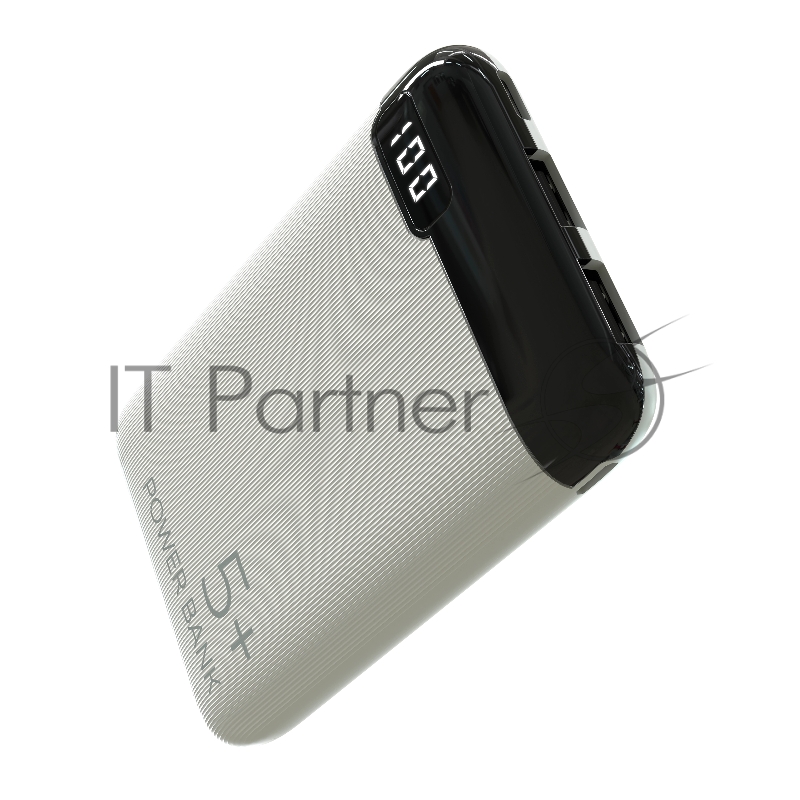 Мобильный аккумулятор More choice (4620202550507) PB19-05 2USB 2.1A - 5000mAh белый