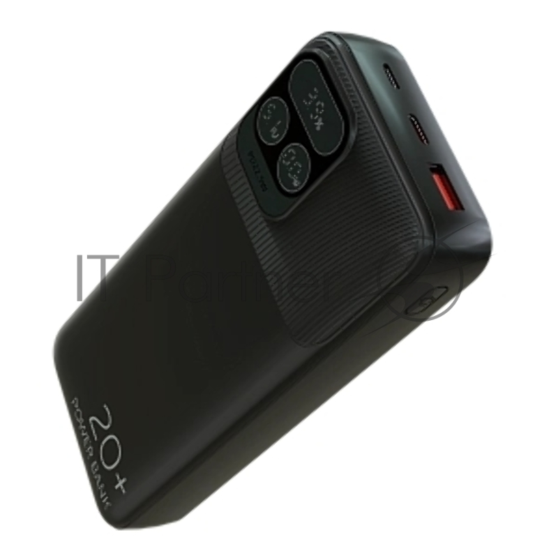 Мобильный аккумулятор More choice (4620202550620) PB55-20 с кабелем 1USB 3.0A 22.5W PD - 20000mAh черный